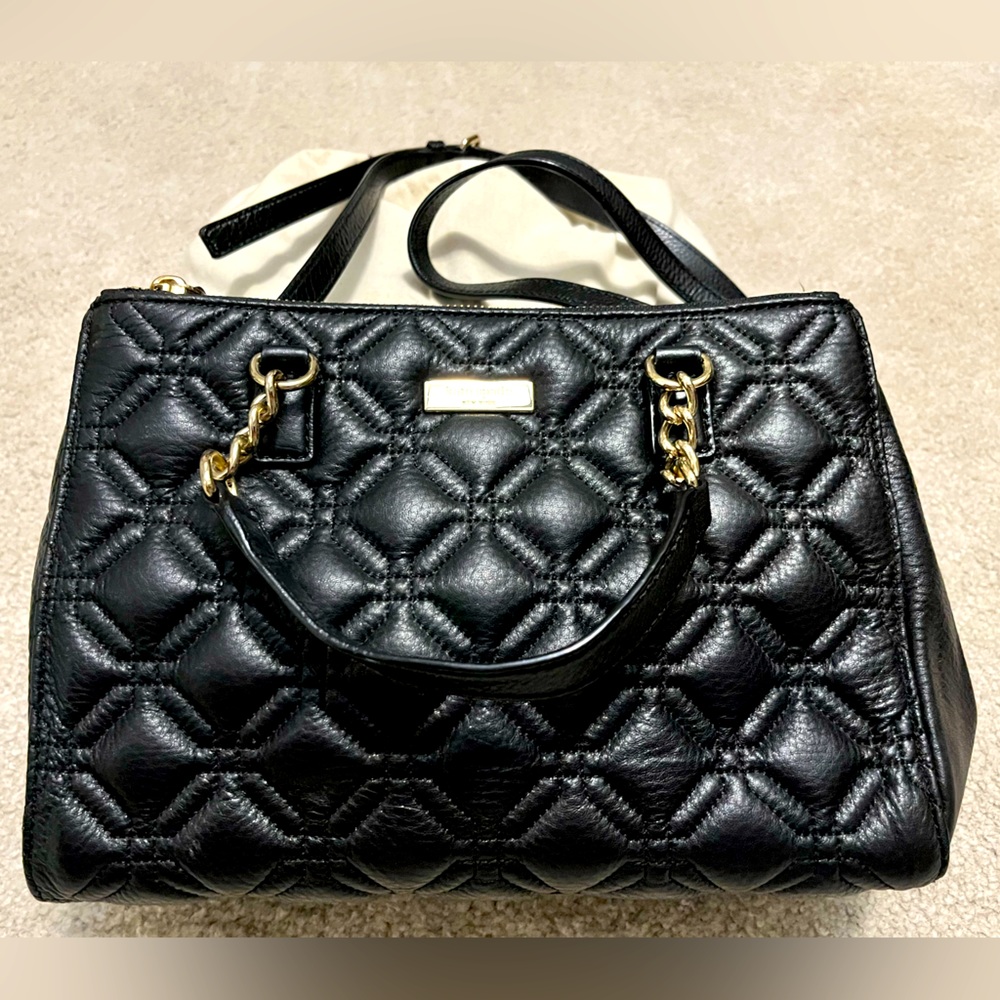 Kate Spade Quilted Expandable Shoulder and Crossbody Handbag